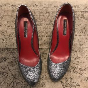Charles Jourdan Metallic Pumps